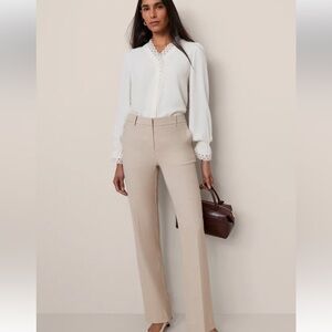 Loft beige slim pants Sz 2